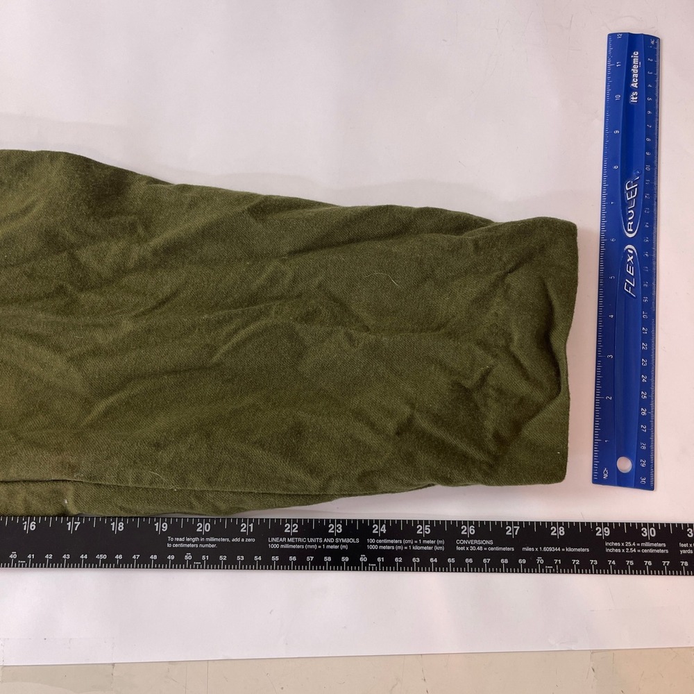 VTG US Military Trousers Mens Medium 30x28 M-1951 Field Wool Green OD Korean War - Picture 10 of 12